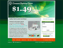 Tablet Screenshot of cheapestdigitizing.com